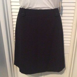 Studio Tahari Levine size 18 black lined skirt